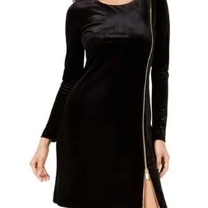 French Connection Black Velvet Dress- TAG ON